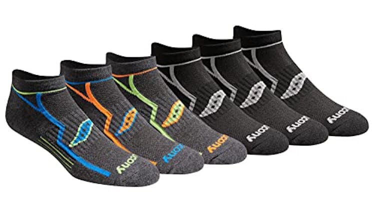Men's Bolt Performance Comfort No-Show Socks by Saucony