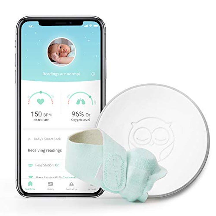 Owlet Smart Green Sock Baby Monitor