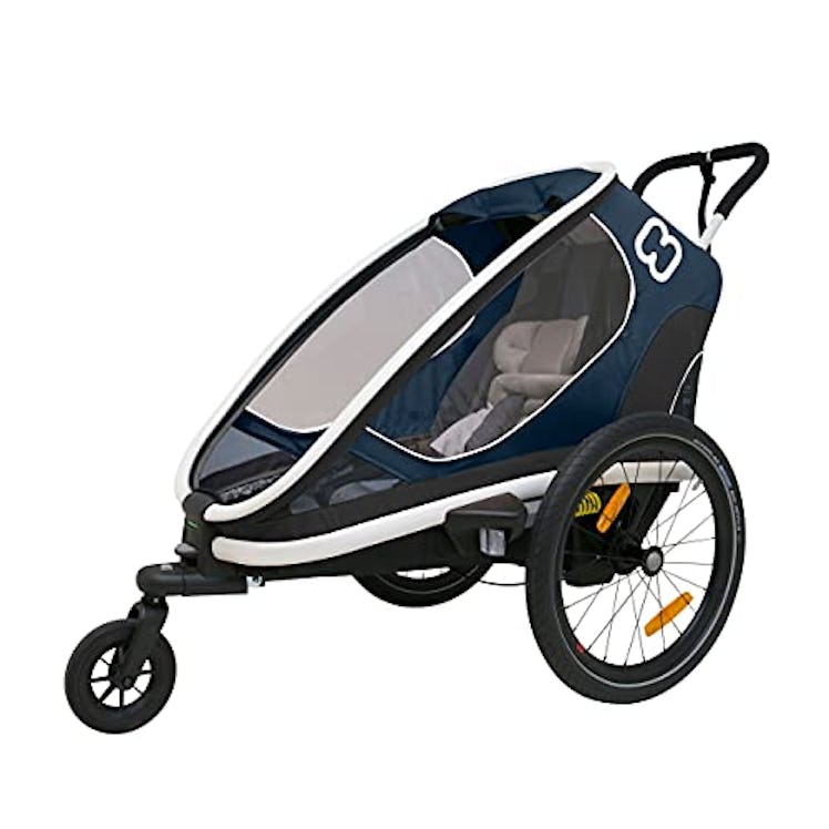 Outback Reclining Multi-Sport Child Bike Trailer + Jogging Stroller by Hamax