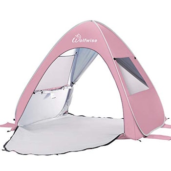 UPF 50+ Easy Pop Up Beach Tent by WolfWise