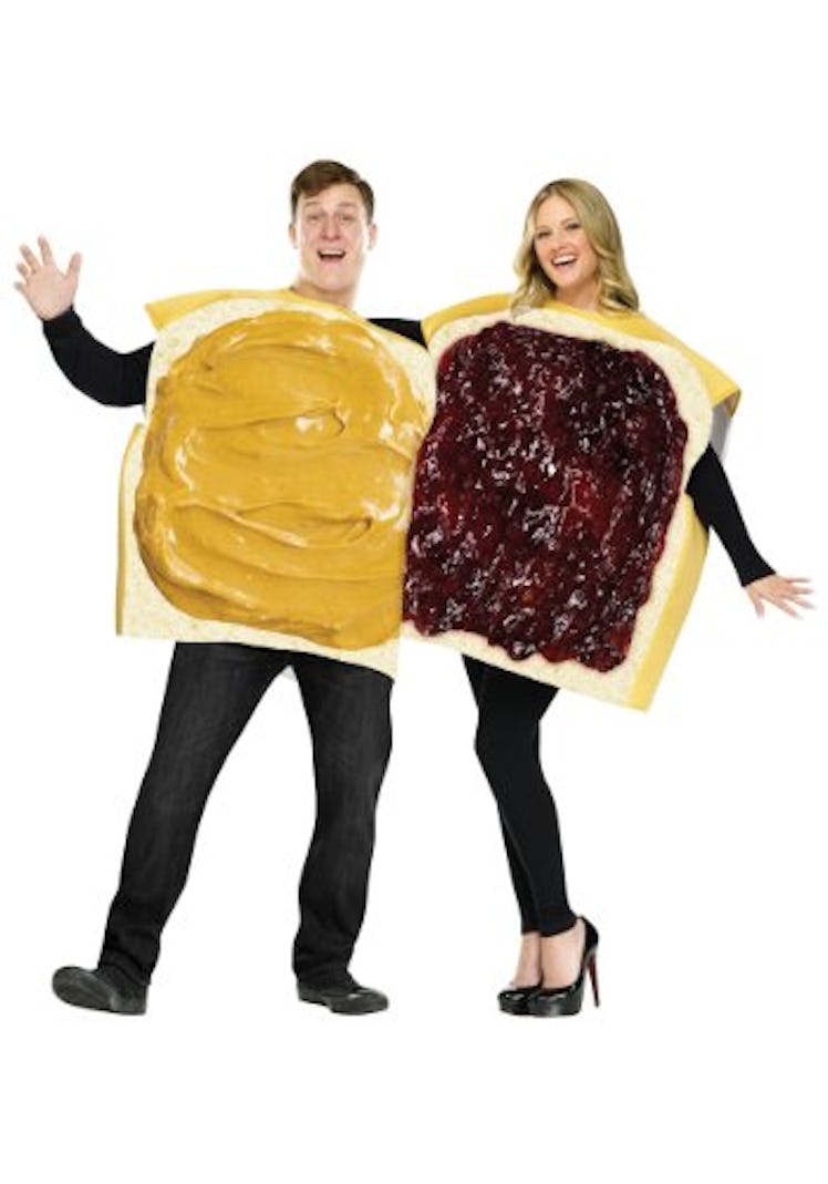 Peanut Butter and Jelly Pregnant Couple Halloween Costume
