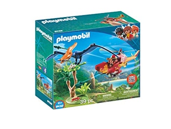 Adventure Copter with Pterodactyl Building Set by PLAYMOBIL