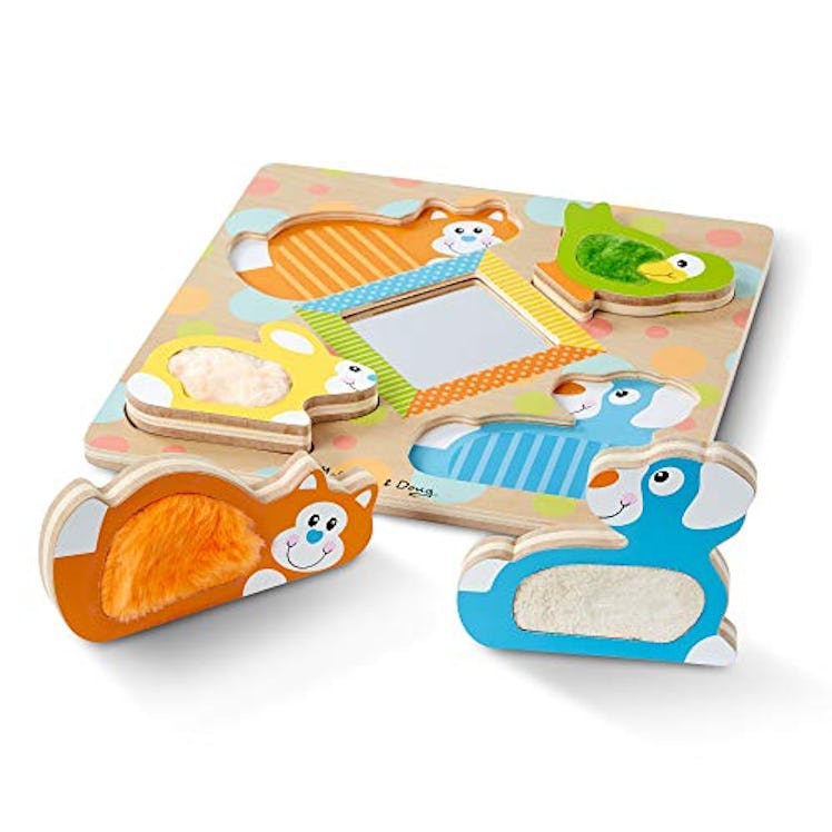 First Play Wooden Touch & Feel Puzzle by Melissa & Doug