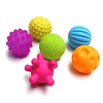 Textured Multi-Sensory Ball Set by Konig Kids