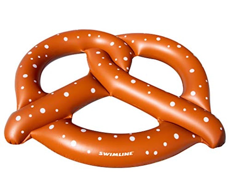 Swimline Giant Pretzel Swim Fun Inflatable Floating Seat