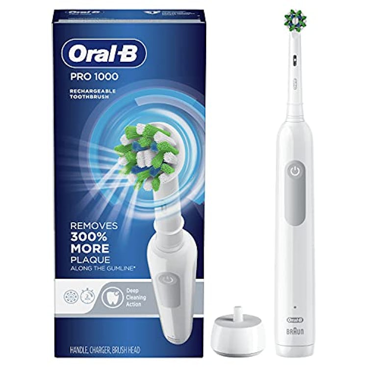 Oral-B White Pro 1000 Power Rechargeable Electric Toothbrush