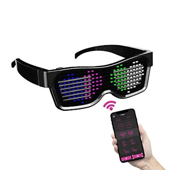 Bluetooth LED Light-Up Glasses