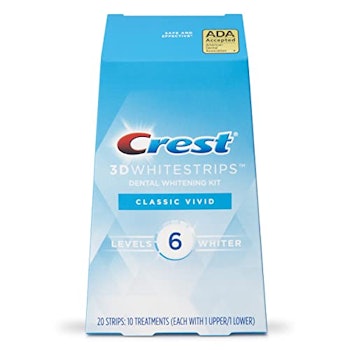 Crest 3D White Whitestrips Classic Vivid Teeth Whitening Kit
