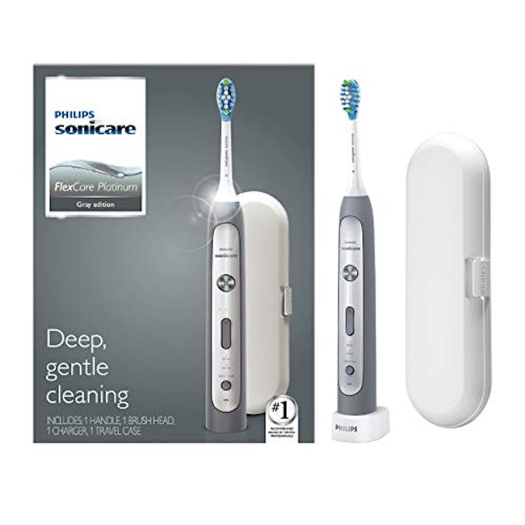 Philips Sonicare Flexcare Platinum, Electric Rechargeable Toothbrush, Grey