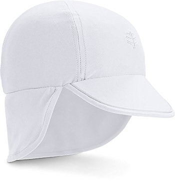 Coolibar UPF值50 +的婴儿遮阳帽