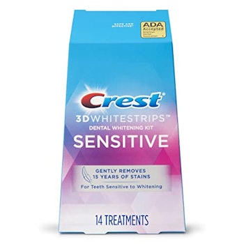 Crest 3D White Whitestrips Gentle Routine Teeth Whitening Kit, 14 Treatments