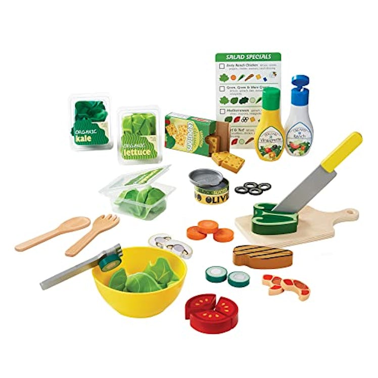 Slice & Toss Salad Play Food Set by Melissa & Doug