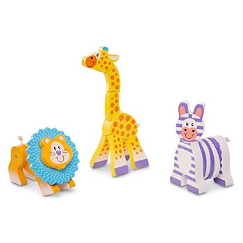 Safari Wooden Animal Toys by Melissa & Doug