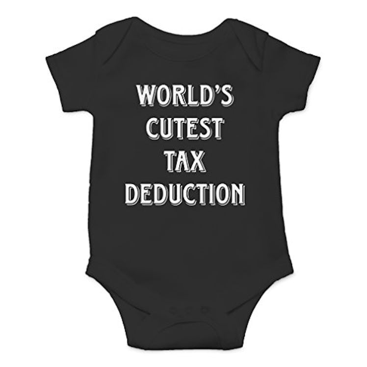 World's Cutest Tax Deduction Baby Onesie