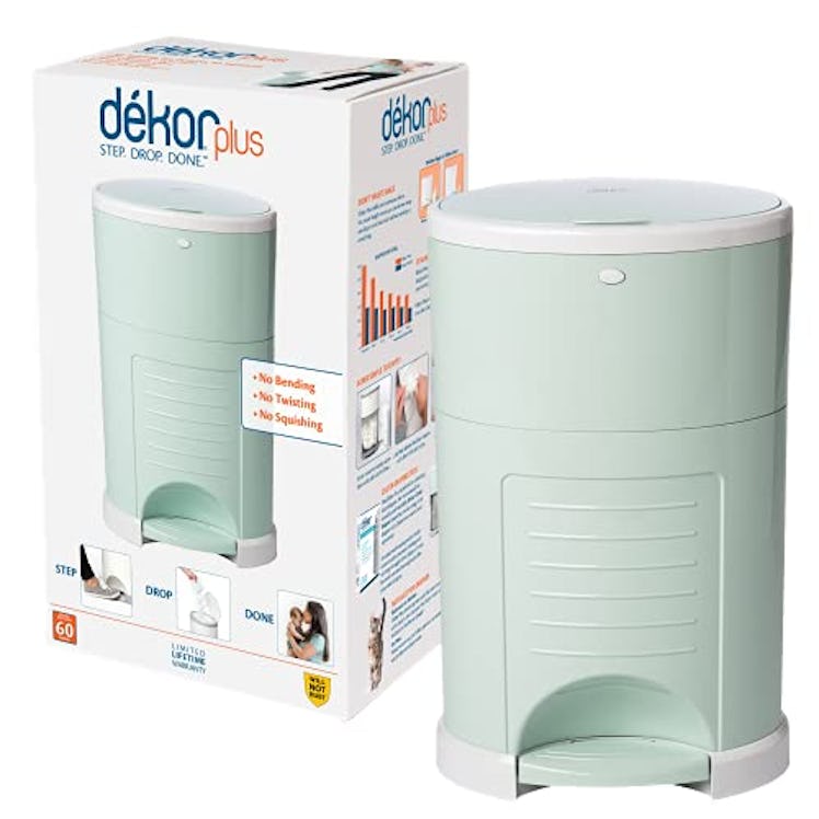 Plus Hands-Free Diaper Pail by Dekor