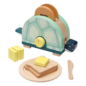 似烤面包片的海龟烹饪由曼哈顿万博体育app安卓版下载玩具玩