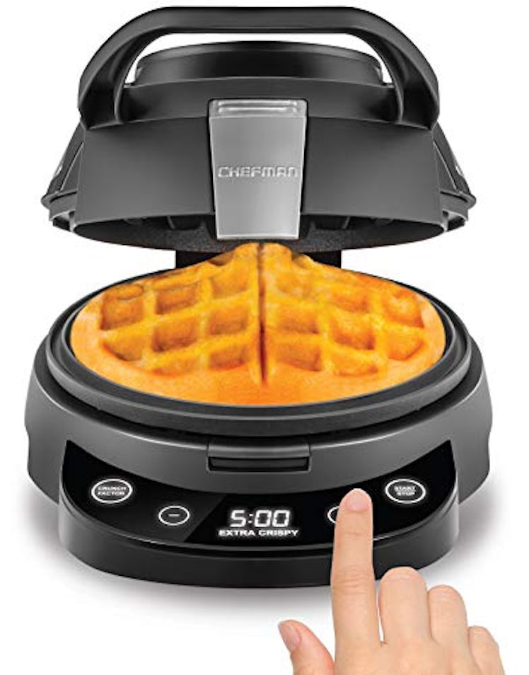 Chefman Perfect Pour Volcano Belgian Waffle Maker