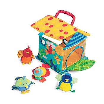 Put and Peek Birdhouse Soft Activity Toy by Manhattan Toy