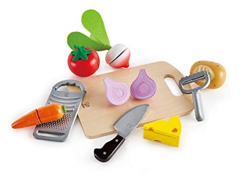 Wooden Play Food Cutting Vegetables Set by Hape