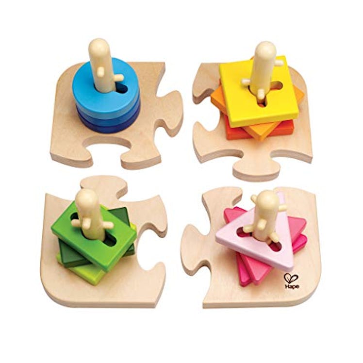 Wooden Peg Puzzle by Hape