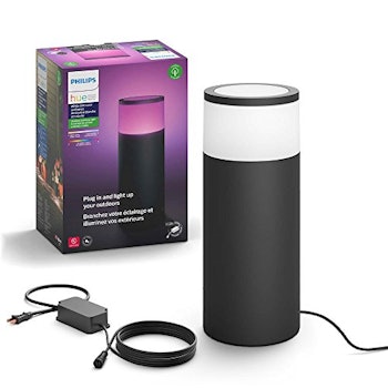 Philips Hue Calla White & Color Ambiance Outdoor Pathway Light Base Kit