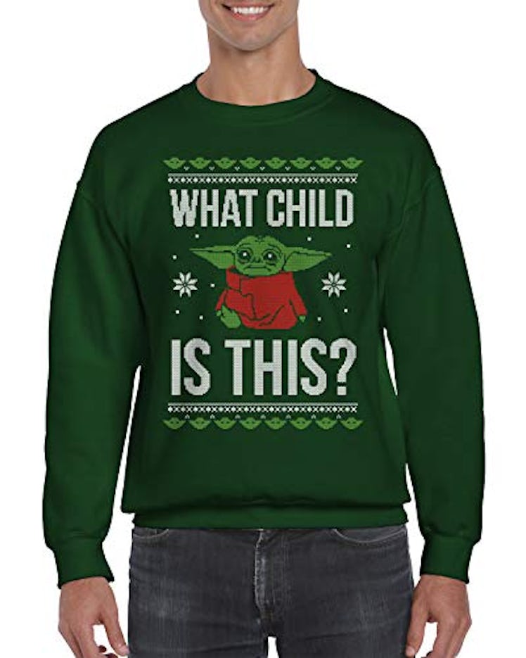 What Child is This Baby Yoda Ugly Christmas Sweatshirt