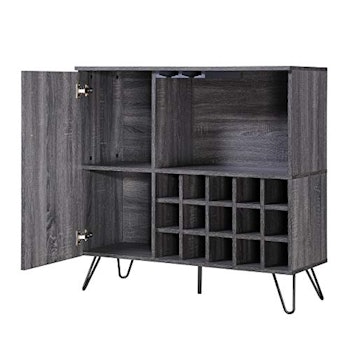 Home Lochner Mid-Century Wine and Bar Cabinet by Christopher Knight