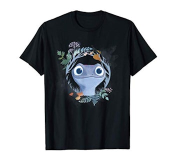 Disney Frozen 2 Bruni The Salamander Watercolor Portrait T-Shirt