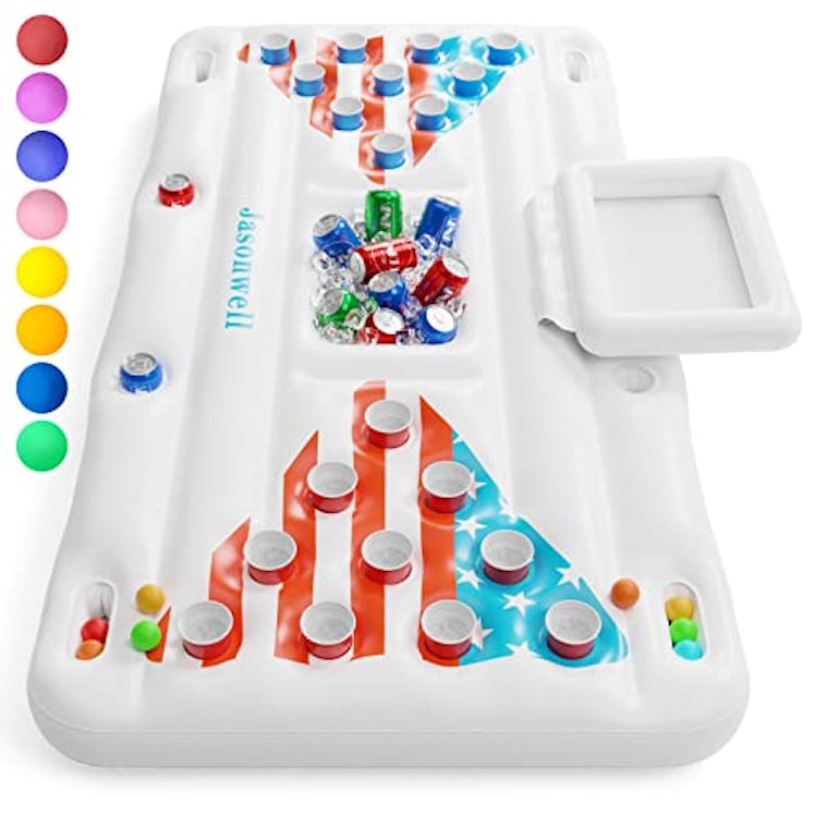 Jasonwell Beer Pong Pool Float