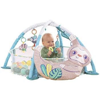 Infantino 4-in-1 Jumbo Baby Activity Gym Tummy Time Play Mat