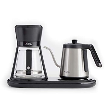 Mr. Coffee BVMC-PO19B All-in- One At-Home Pour Over Coffee Maker, Black
