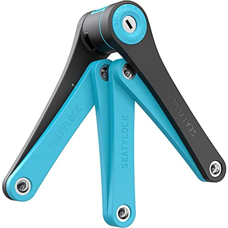 FOLDYLOCK Compact Bike Lock Blue