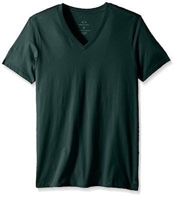 A|X Armani Exchange Men's Classic Cotton V Neck T-Shirt