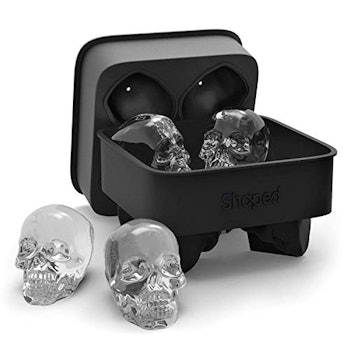 Skull-Shaped Silicone Ice Cube Mold by Shaped
