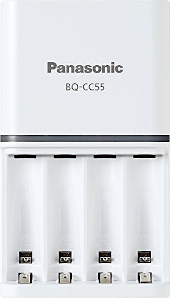 Panasonic BQ-CC55SBA Advanced eneloop Individual Battery 3 Hour Quick Charger