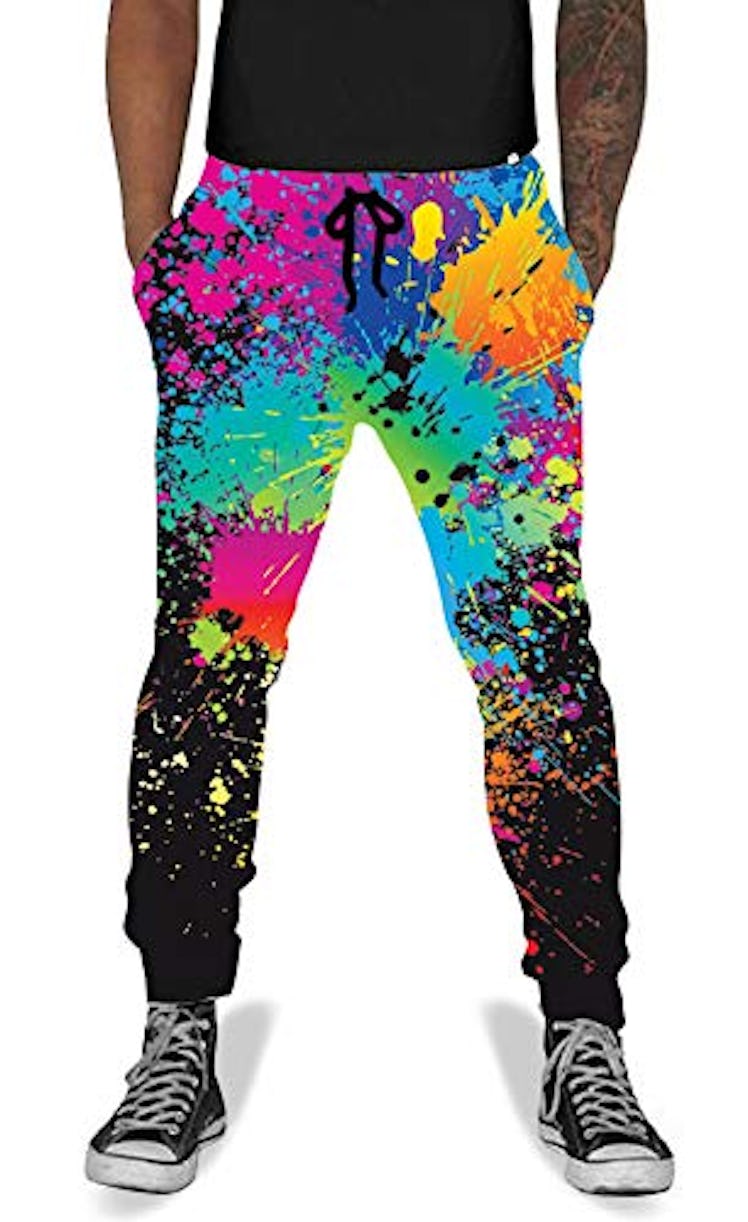 Neon-Splatter Joggers