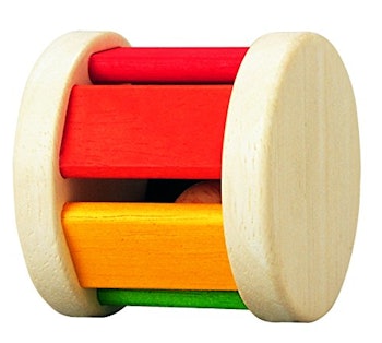 Wooden Rainbow Baby Roller by PlanToys