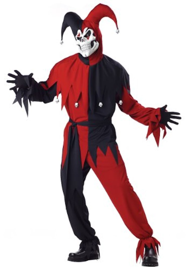 Evil Jester Halloween Costume for Men