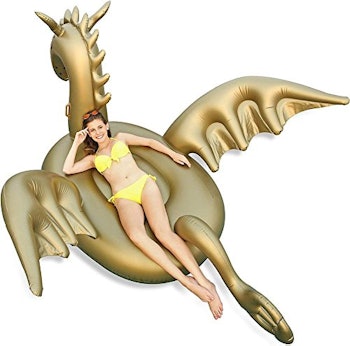 Golden Dragon Pool Float by Luxy Float