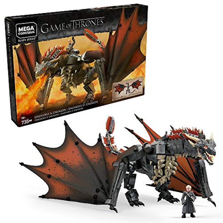 Game of Thrones Daenerys & Drogon Building Set by Mega Construx