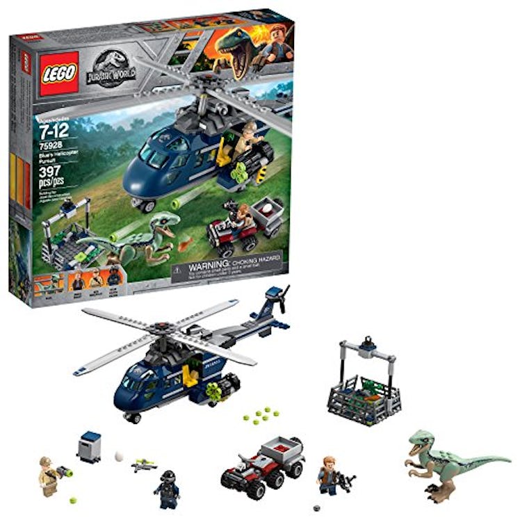 LEGO Jurassic World Set: Blue’s Helicopter Pursuit 75928 Building Kit