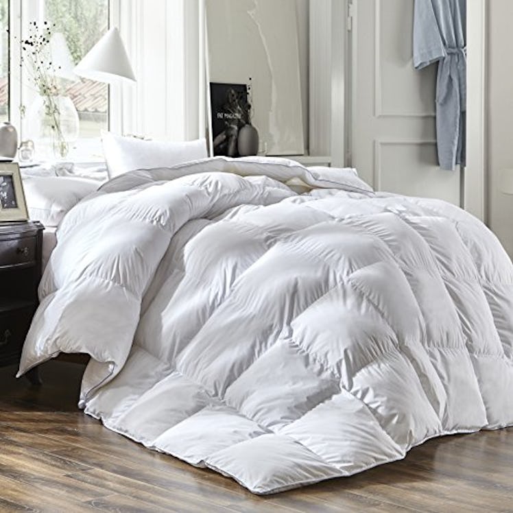 White Goose Down Feather Comforter Duvet Insert