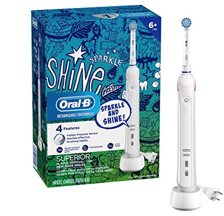 Oral-B Kids Electric Toothbrush With Coaching Pressure Sensor