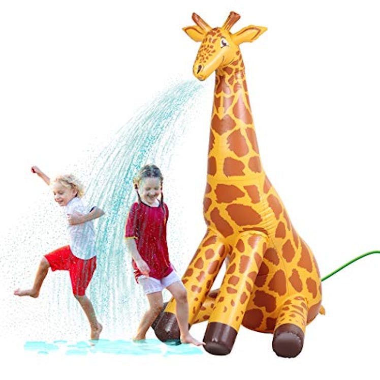 Giant Inflatable Giraffe Sprinkler by GoFloats