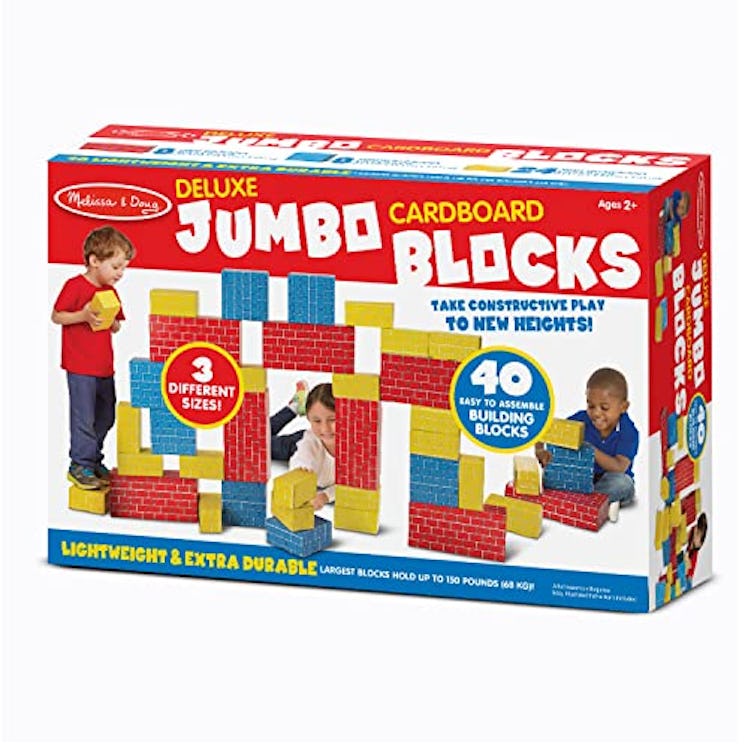 Melissa & Doug Deluxe Jumbo Cardboard Blocks