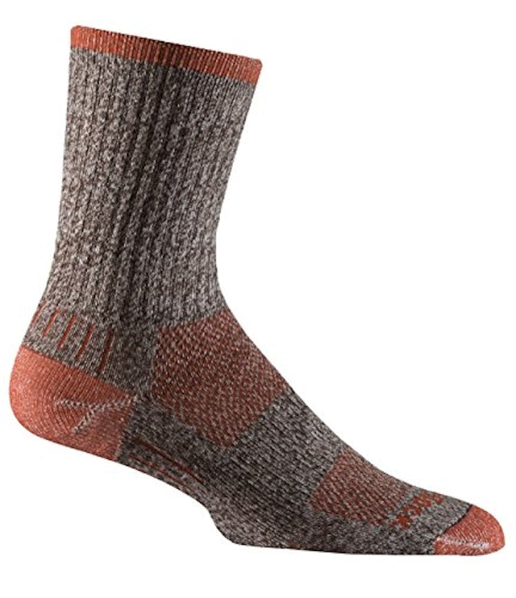 Wrightsock Unisex DL Escape Crew Coffee Twist Sock