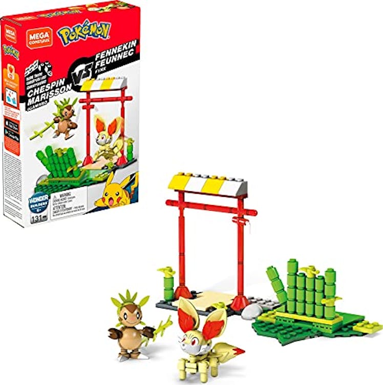 Mega Construx Chespin Vs. Fennekin Pokemon Toy