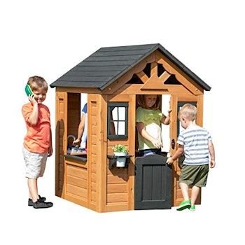 Sweetwater Cedar Wooden Playhouse by Backyard Discovery