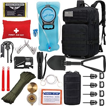 EVERLIT 42L Tactical Backpack Survival Kit