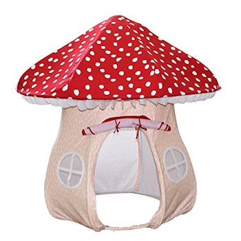 ASWEETS Mushroom Home Cotton Canvas Play Tent